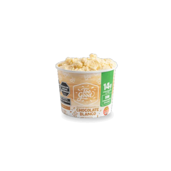 Pote de helado Too Good sabor Chocolate Blanco